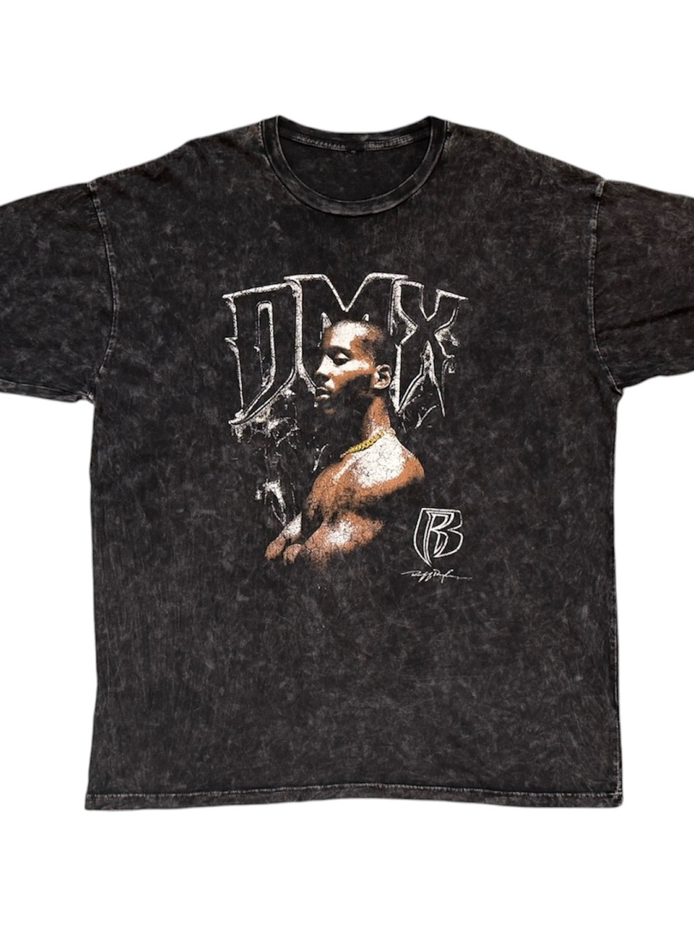 Vintage DMX Ruff Ryders T-Shirt - Heather Black w/ High Color Graphics - Hip Hop